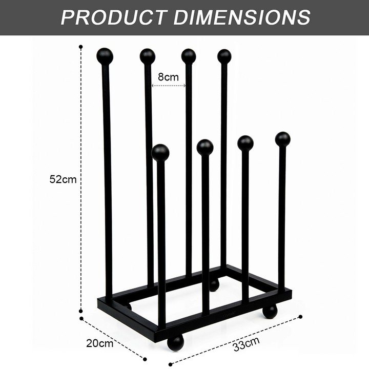 4 Pair Wellington Boot Shoe Rack