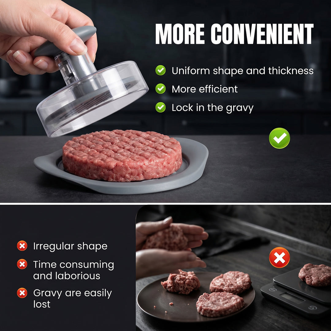 Non Stick Round Burger Press