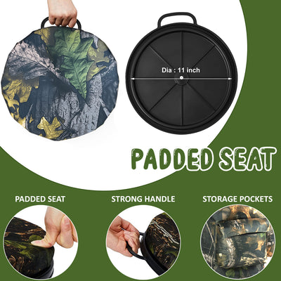 Hunting Shooting Camo Bucket Seat