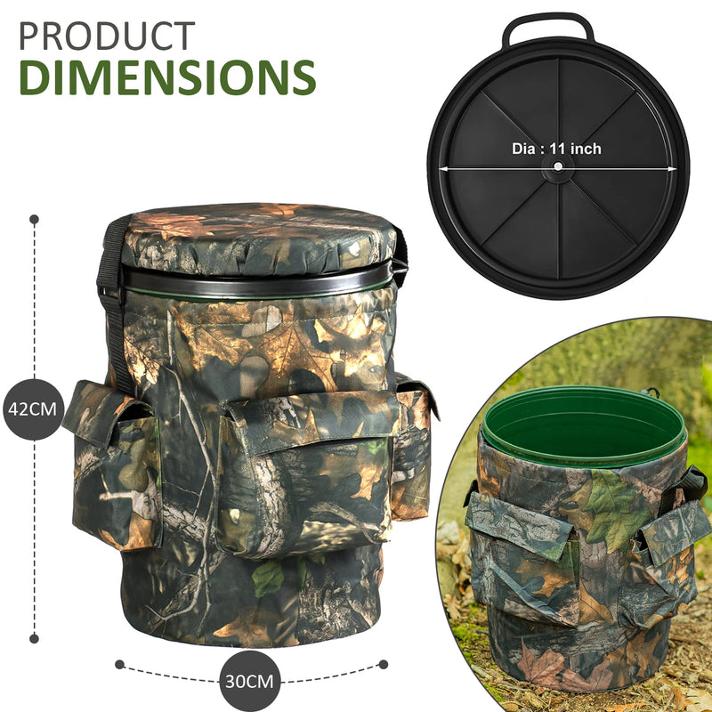 Hunting Shooting Camo Bucket Seat