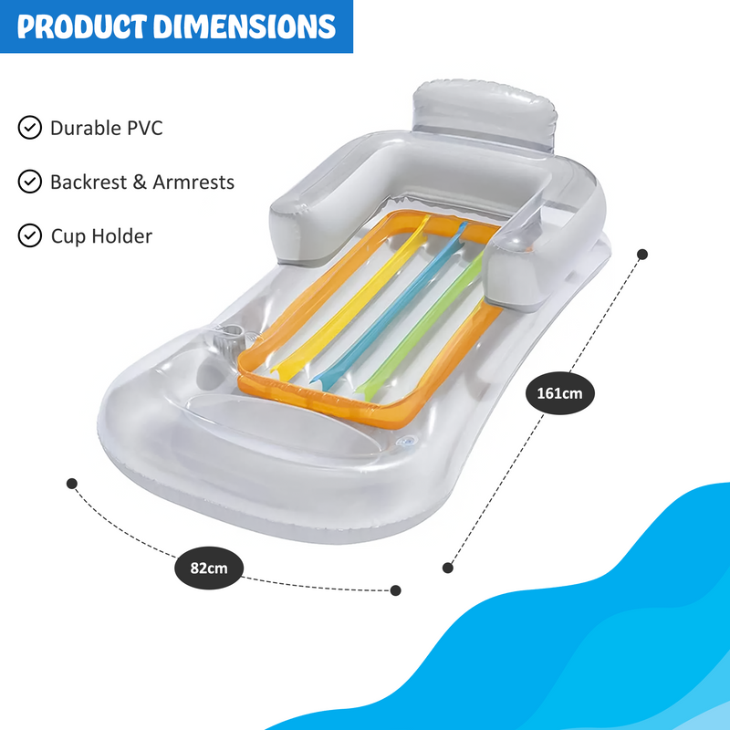 Swimming Pool Air Bed Mat Lounger