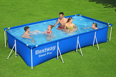 Bestway Steel Pro Family Pool - 400 x 211 x 81 cm - Blue