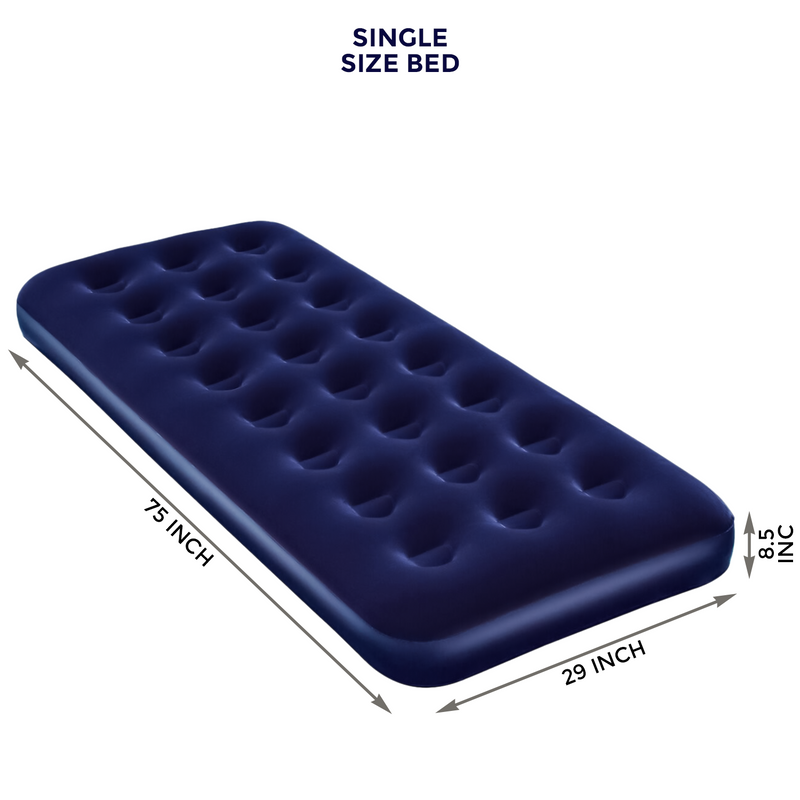 Crystals Single/Double Inflatable Air Mattress Blow Up Bed Airbed