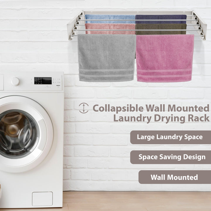 Extendable Drying Rack Wall Mounted Airer