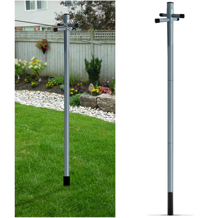 2.4m Washing Line Post Pole with Socket