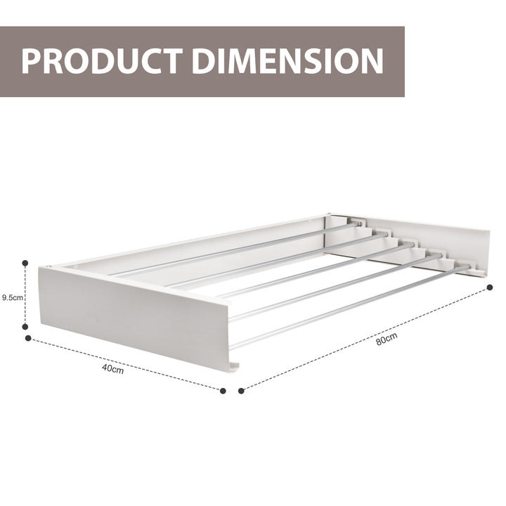 Extendable Drying Rack Wall Mounted Airer