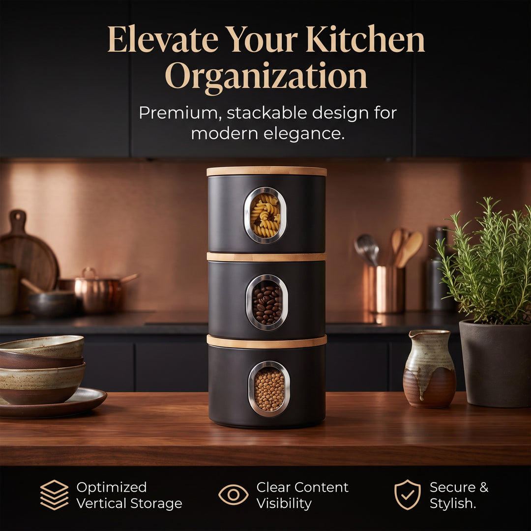 Tea Coffee Sugar Canister Set
