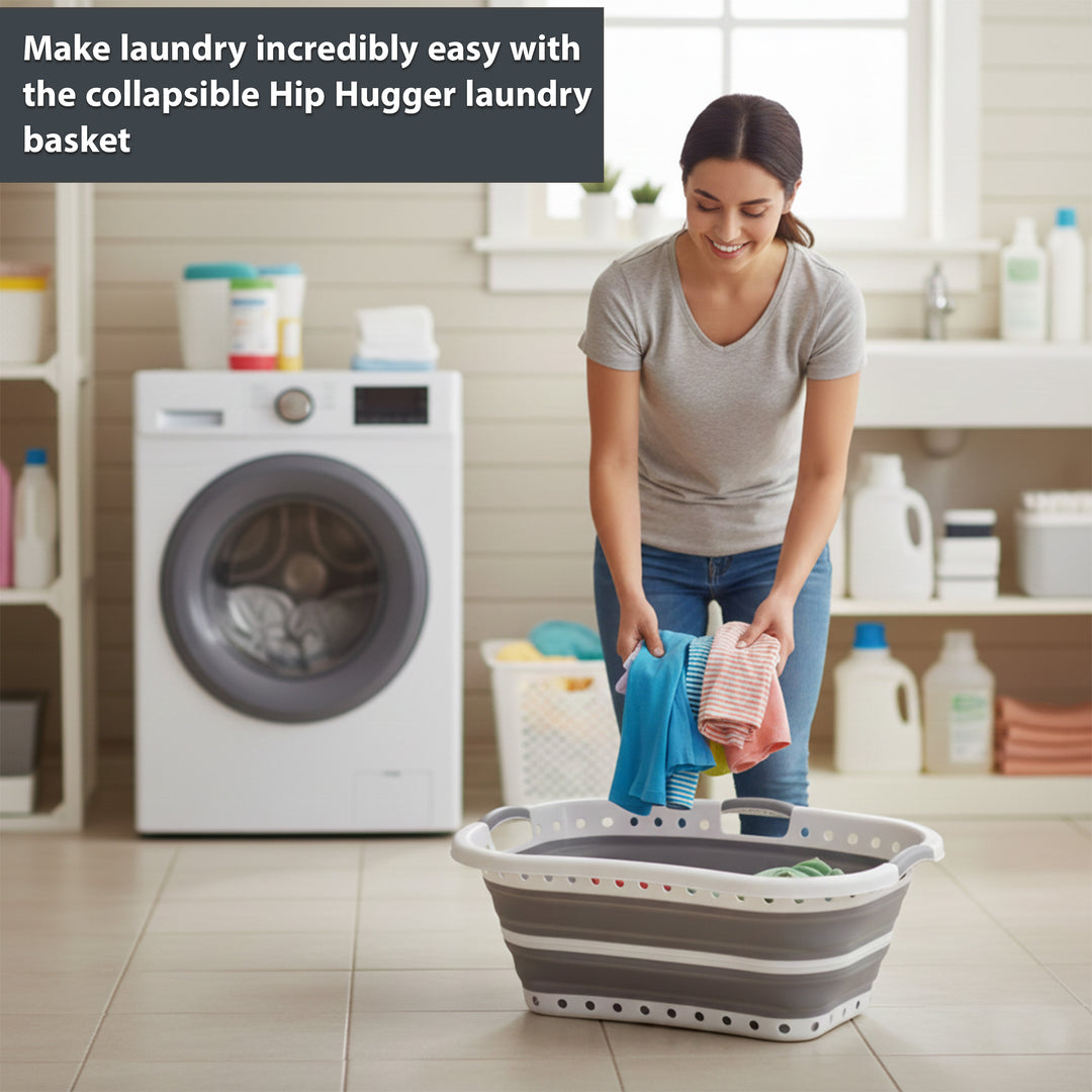 37L Foldable Collapsible Laundry Basket