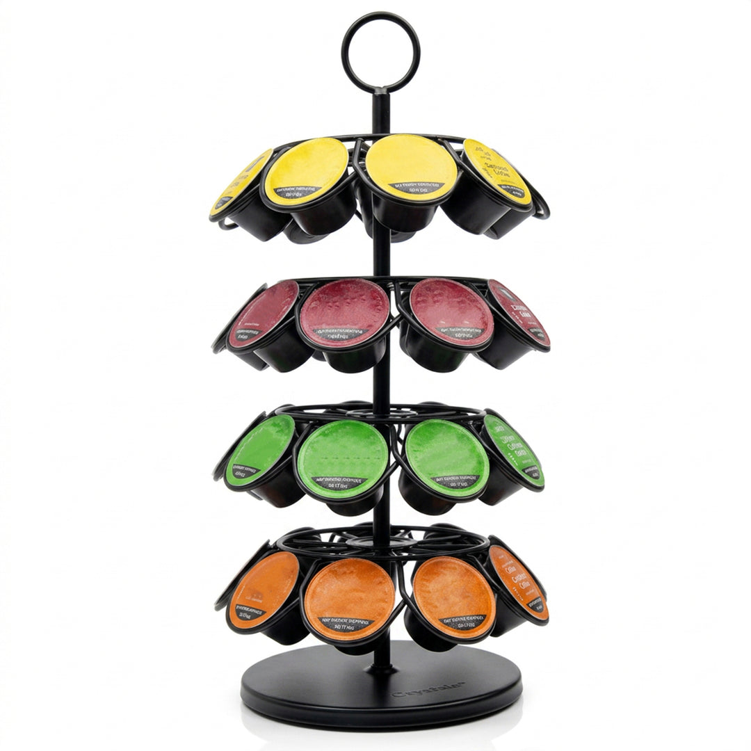 36 Coffee Pod Holder Revolving Stand