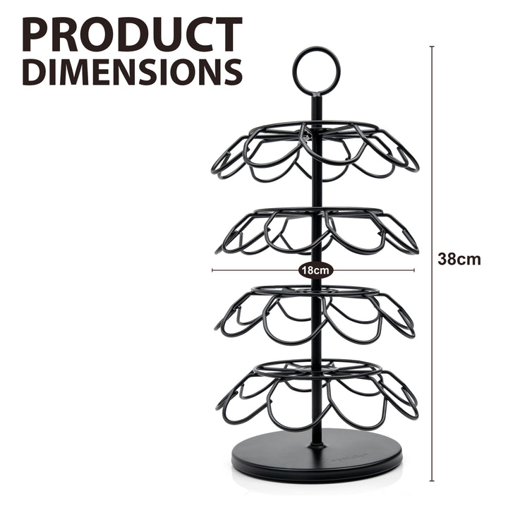 36 Coffee Pod Holder Revolving Stand