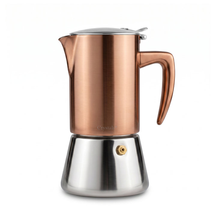 4-Cup Stainless Steel Espresso Maker