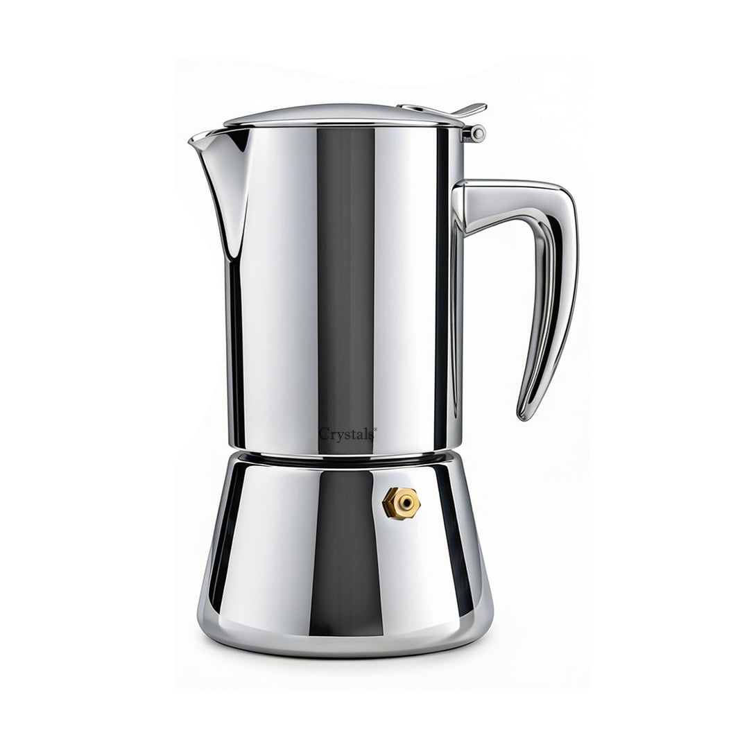 4-Cup Stainless Steel Espresso Maker