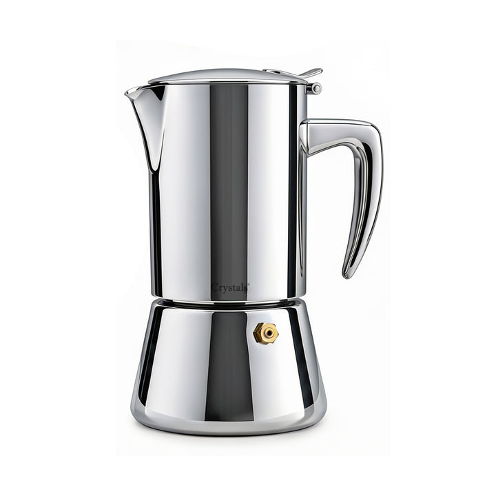 4-Cup Stainless Steel Espresso Maker