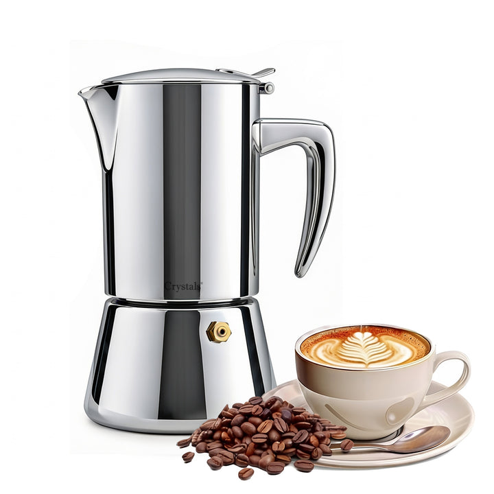 6-Cup Stainless Steel Moka Pot
