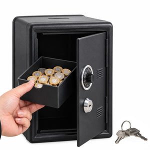 Mini Metal Coin Bank Locker