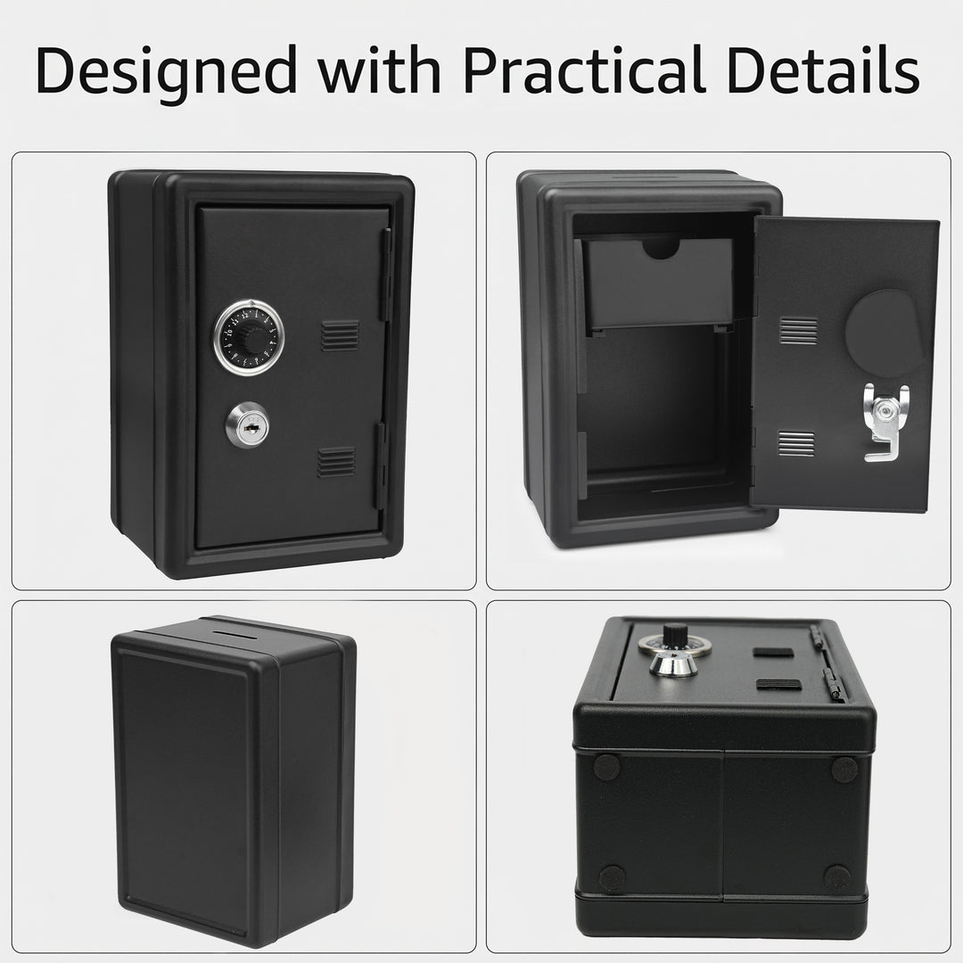 Mini Metal Coin Bank Locker