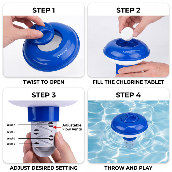 Small Chlorine Floating Dispenser