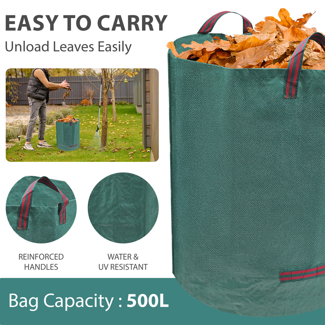 5-in-1 Garden Rake Set with Leaf Grabbers