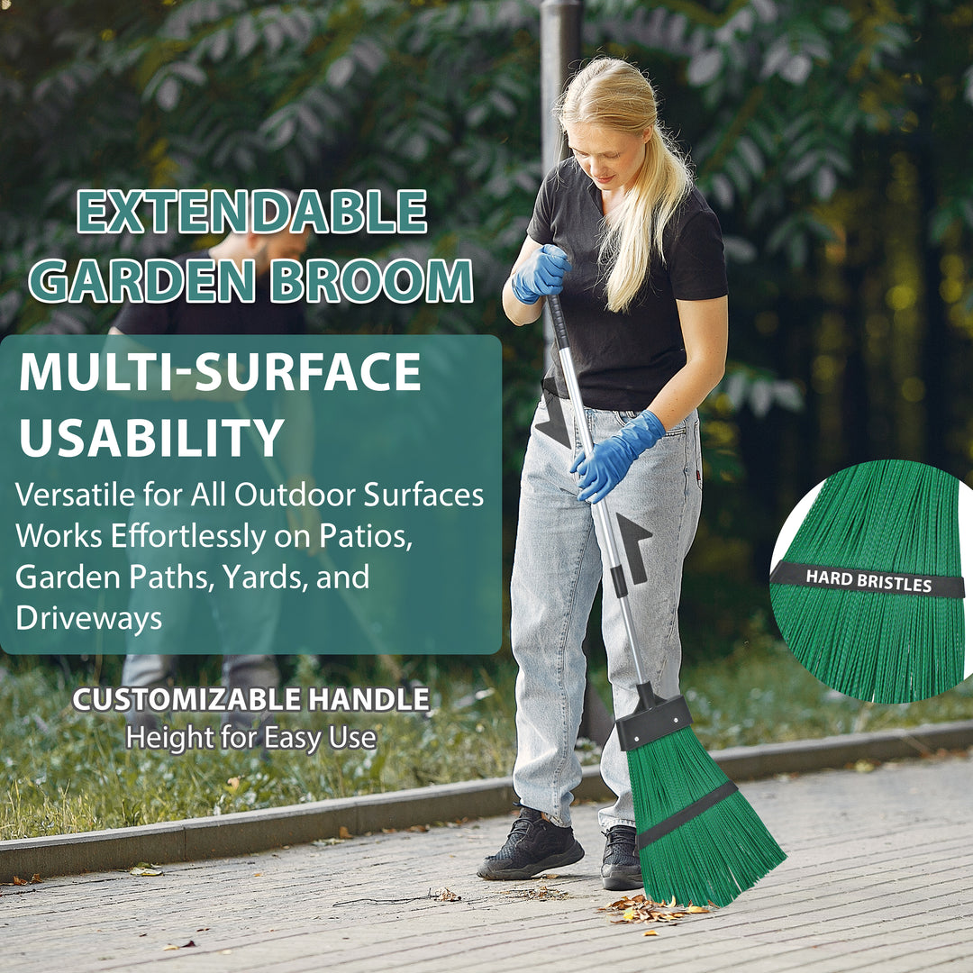 5-in-1 Garden Rake Set with Leaf Grabbers