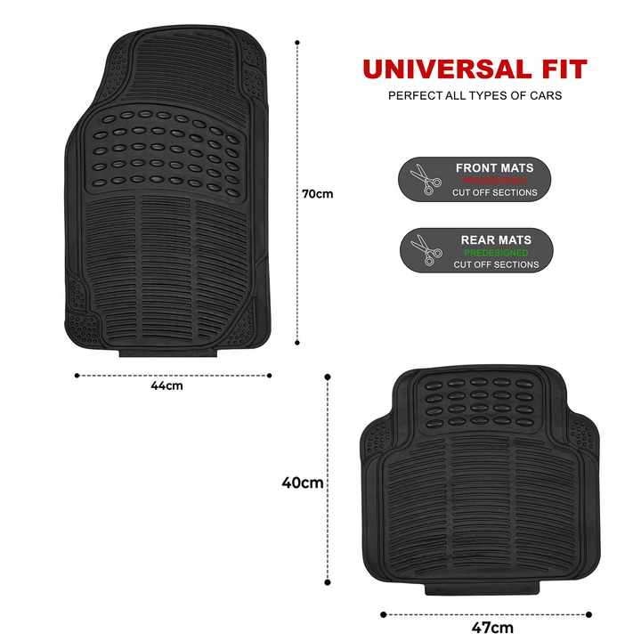 4pcs Heavy Duty Car Mat