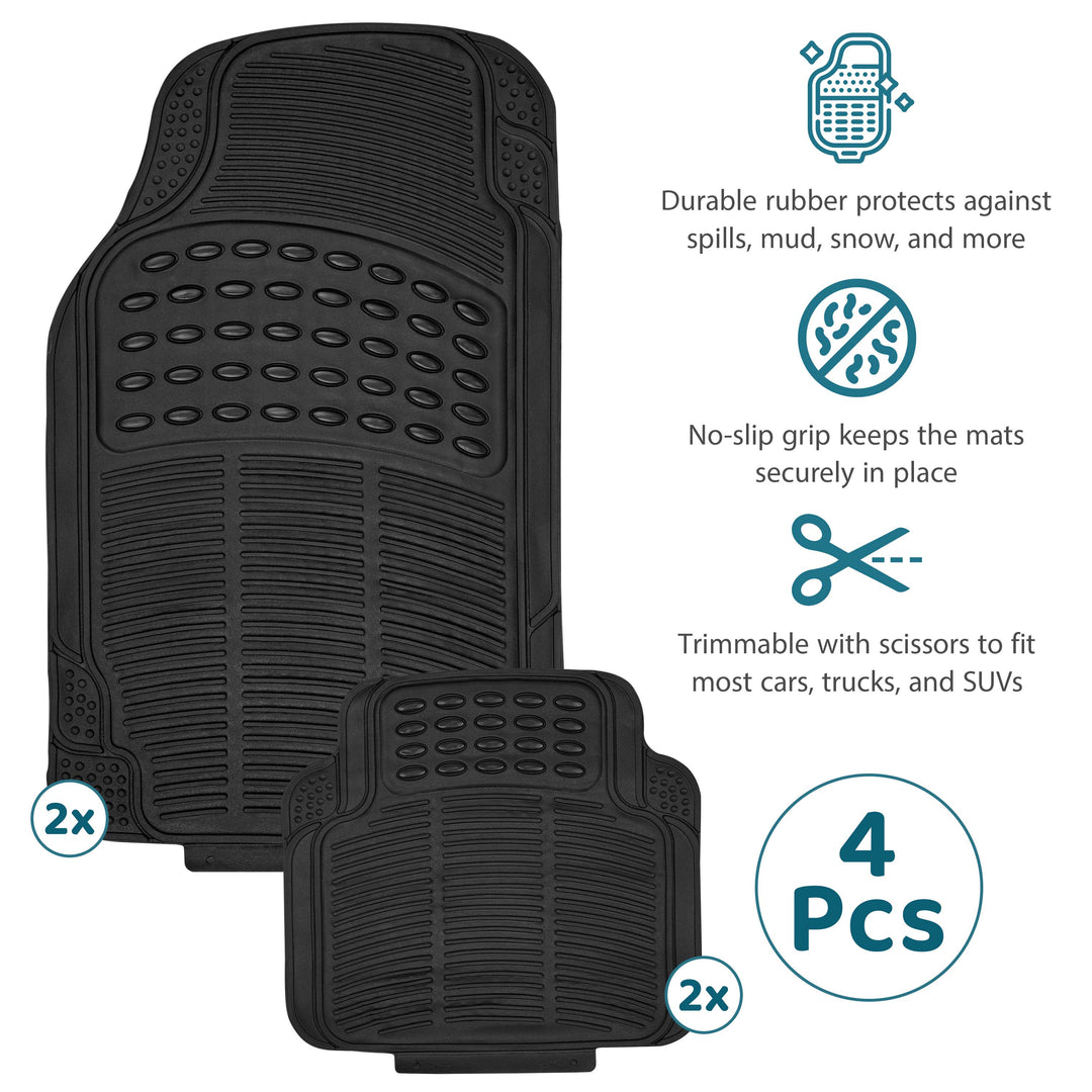 4pcs Heavy Duty Car Mat