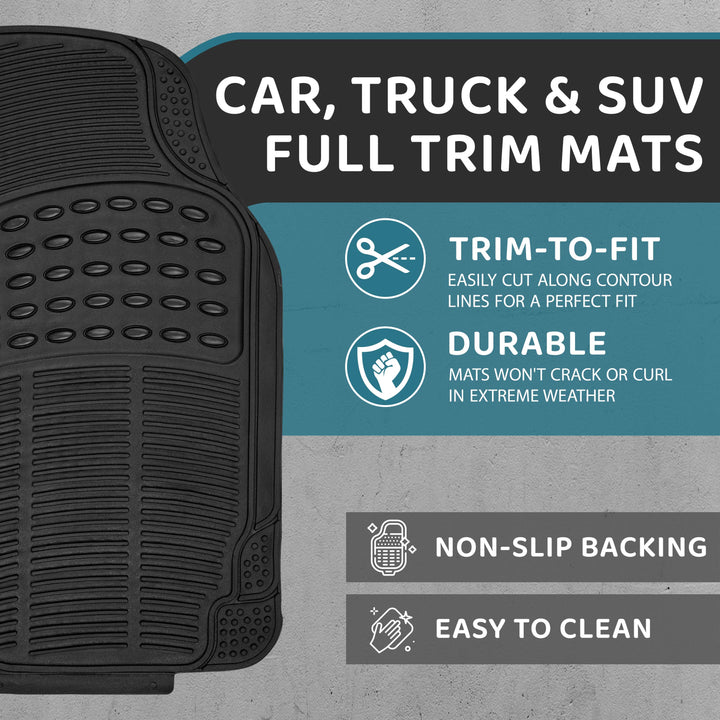 4pcs Heavy Duty Car Mat