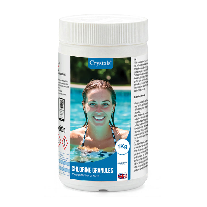 1kg Chlorine Granules for Pools &amp; Spas