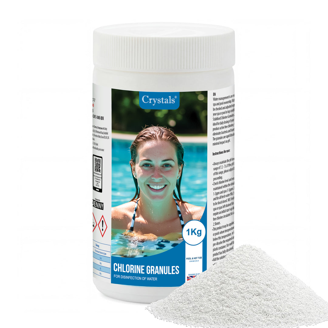 1kg Chlorine Granules for Pools &amp; Spas