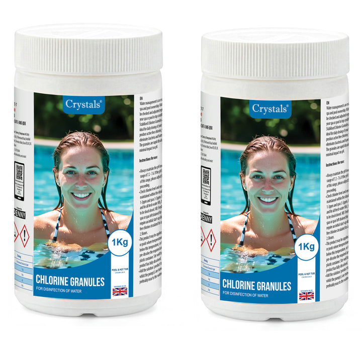 1kg Chlorine Granules for Pools &amp; Spas