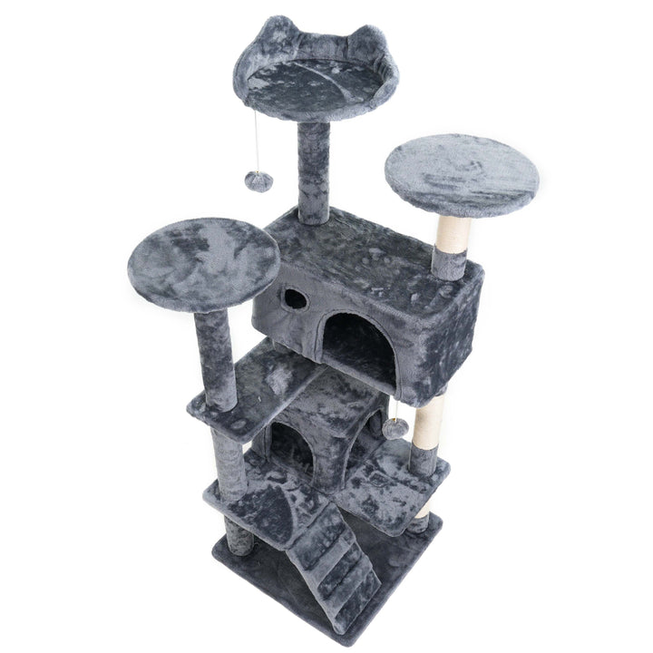 138cm Large Cat Tree Multilevel Scratching Post