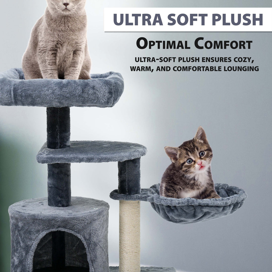 Large Cat Tree Multilevel Climbing Tower