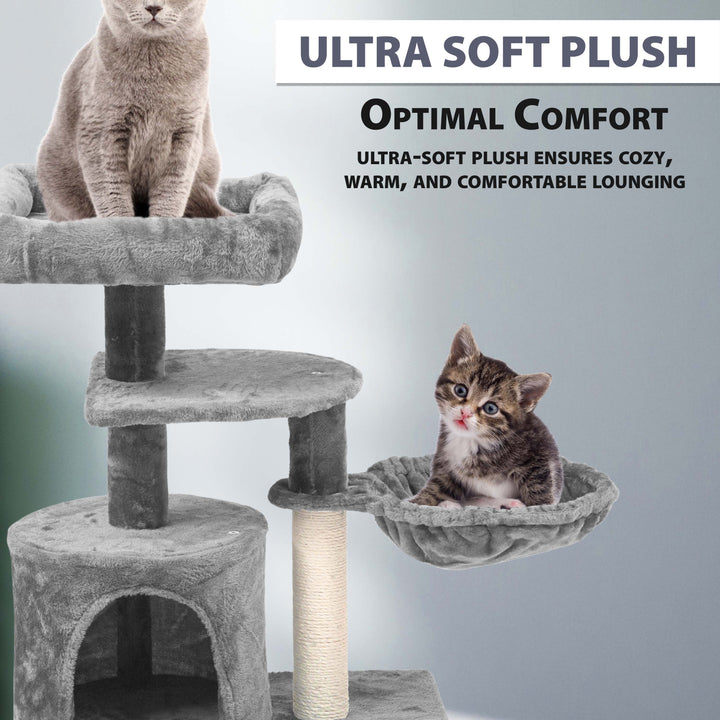 Large Cat Tree Multilevel Climbing Tower