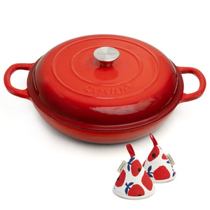 4L Cast Iron Shallow Casserole