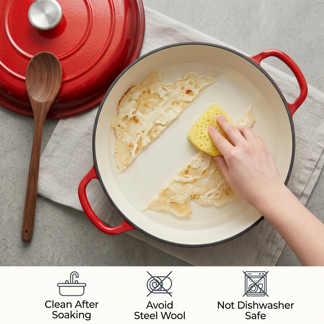 4L Cast Iron Shallow Casserole