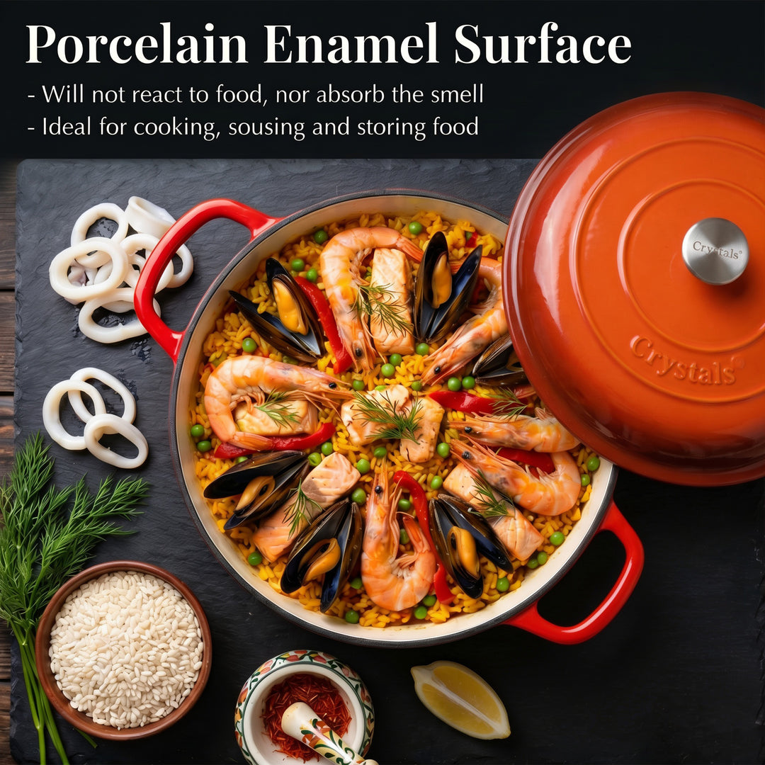 4L Cast Iron Shallow Casserole