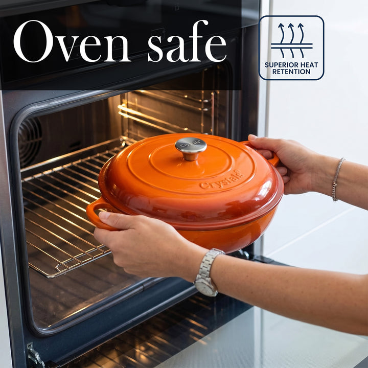 4L Cast Iron Shallow Casserole