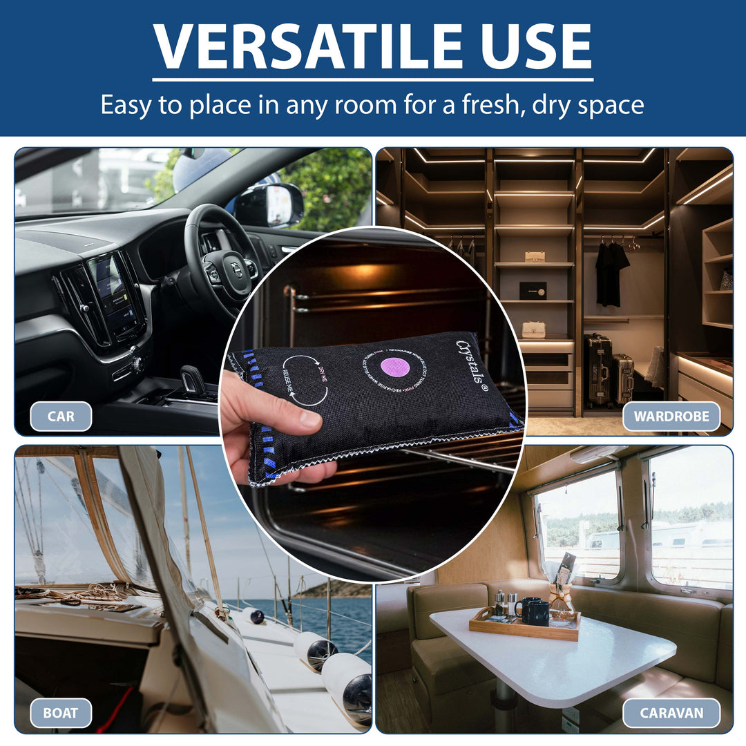 Reusable Car Dehumidifier Gel Bags - 500g