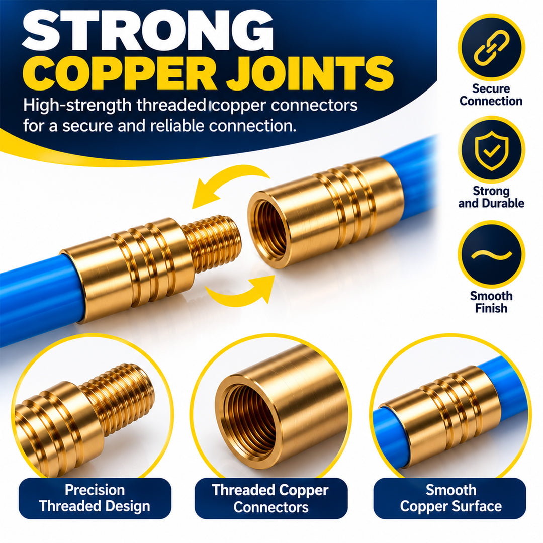 10pc Fibreglass Cable Rods Kit