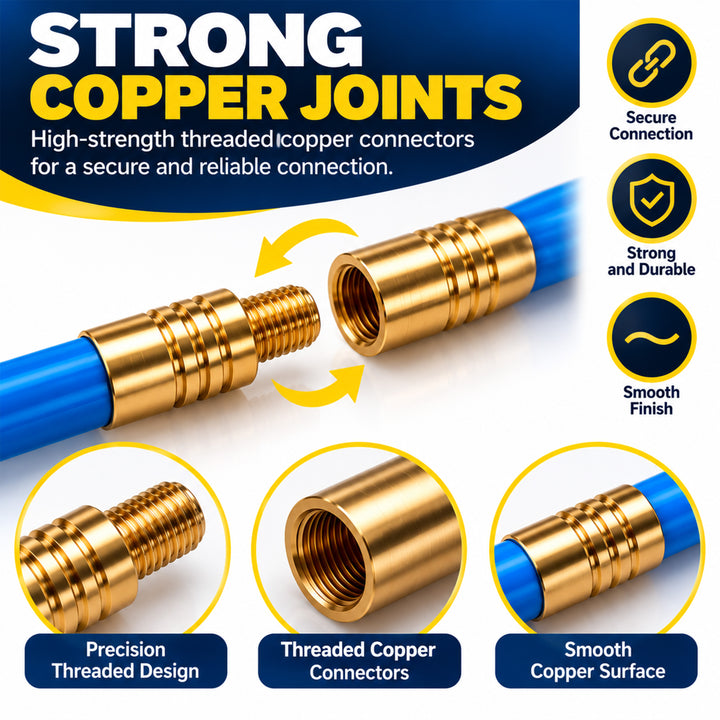 10pc Fibreglass Cable Rods Kit