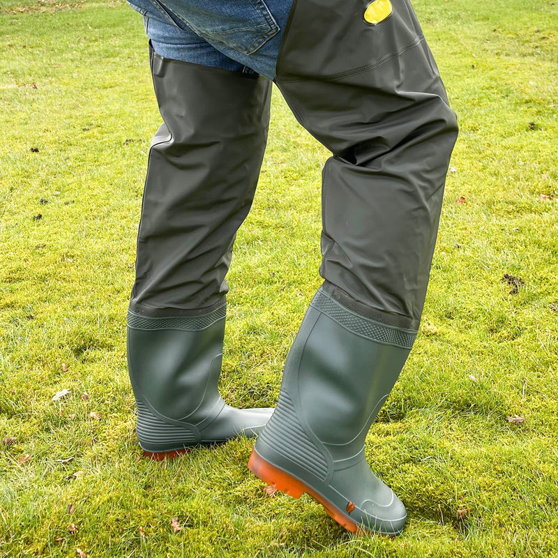 Light Waders Lightweight Hip Waders with Cleated Sole – Dennyshop UK