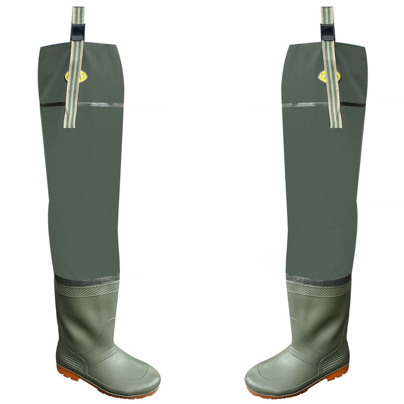 Lightweight Hip Waders with Cleated Sole