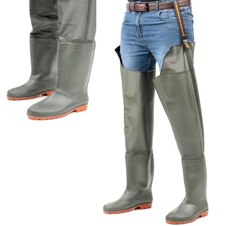 Lightweight Hip Waders with Cleated Sole – Denny Shop UK