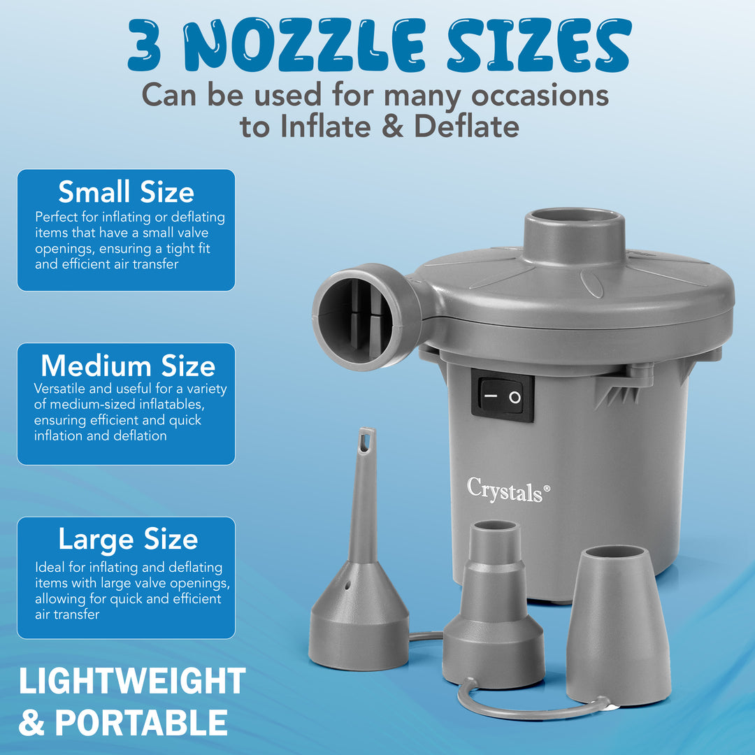 240V Electric Air Pump - Grey