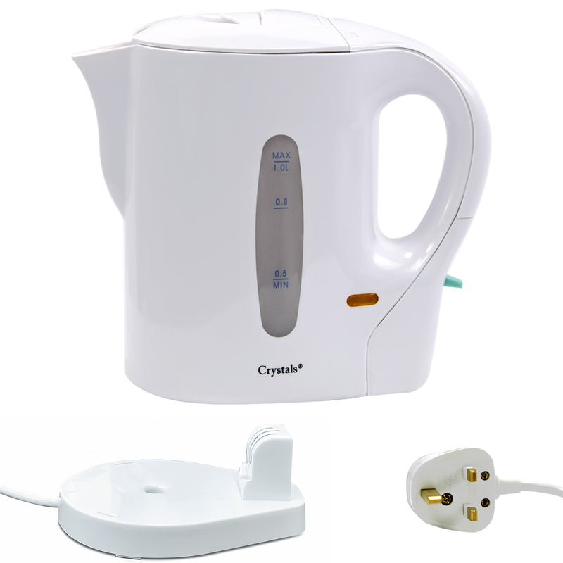 1 Litre Electric Cordless Travel Kitchen Kettle