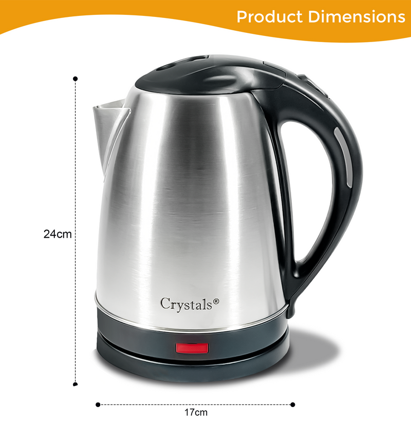 1.8L/1500W Electric Stainless Steel Kettle