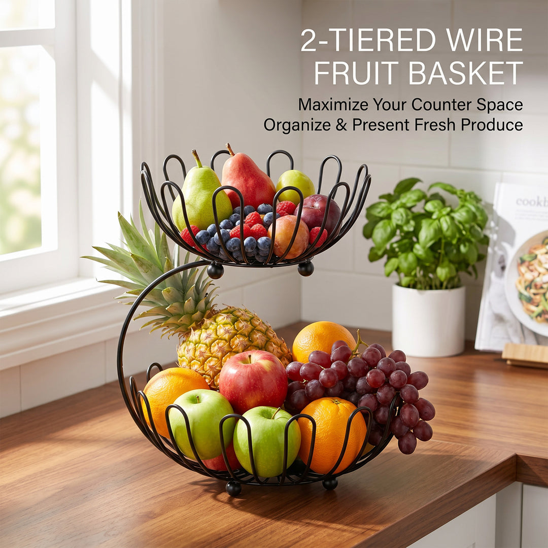 2 Tier Fruit Storage Basket