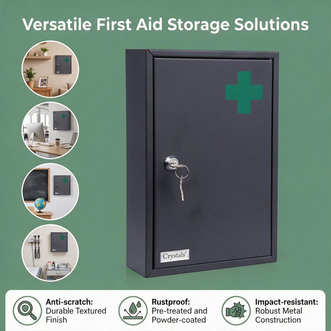 Lockable Stainless Steel Medicine Cabinet