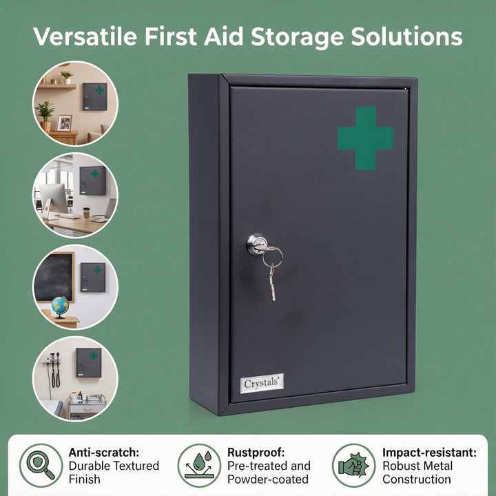 Lockable Stainless Steel Medicine Cabinet