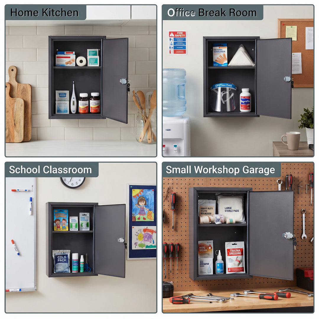 Lockable Stainless Steel Medicine Cabinet