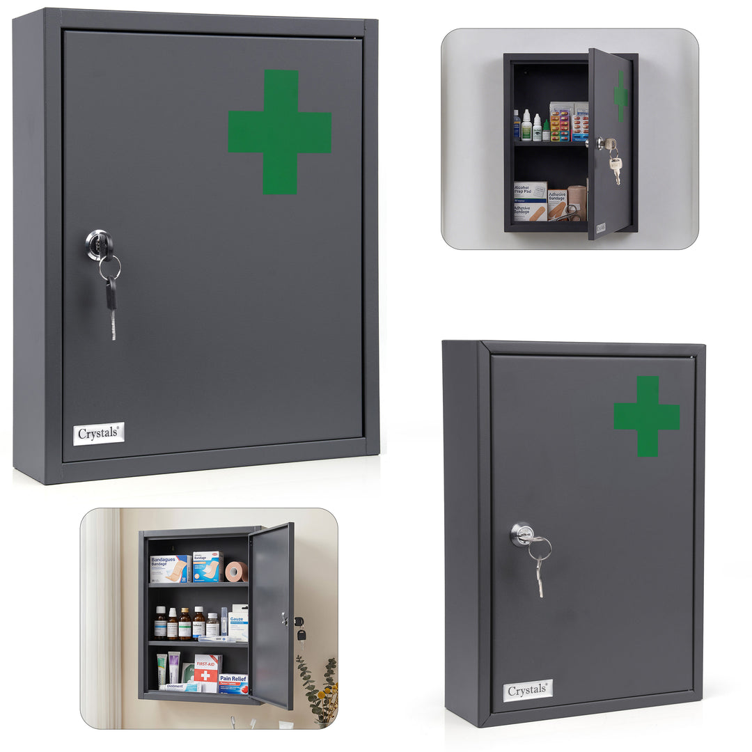 Lockable Stainless Steel Medicine Cabinet